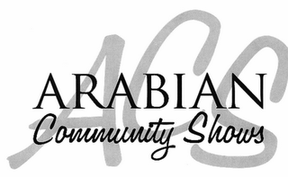 ACS ARABIAN COMMUNITY SHOWS logo