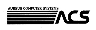 ACS AUREUS COMPUTER SYSTEMS logo