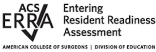 ACS ERRA ENTERING RESIDENT READINESS ASSESSMENT AMERICAN COLLEGE OF SURGEONS | DIVISION OF EDUCATION logo
