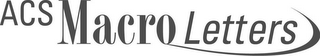 ACS MACRO LETTERS logo