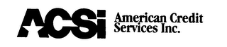ACSI AMERICAN CREDIT SERVICES INC. logo