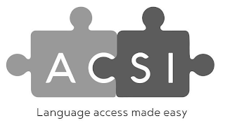 ACSI LANGUAGE ACCESS MADE EASY logo