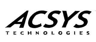 ACSYS TECHNOLOGIES logo