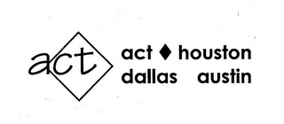 ACT ACT HOUSTON DALLAS AUSTIN logo