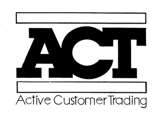 ACT ACTIVE CUSTOMER TRADING logo