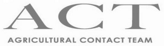 ACT AGRICULTURAL CONTACT TEAM logo