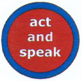 ACT AND SPEAK logo