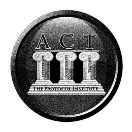 ACT APPROPRIATE CONSIDERATE TRUTHFUL THE PROTOCOL INSTITUTE logo
