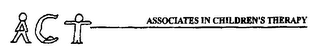 ACT ASSOCIATES IN CHILDREN'S THERAPY logo