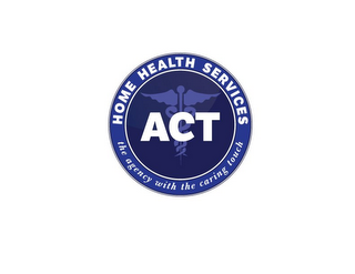 ACT HOME HEALTH SERVICES THE AGENCY WITH THE CARING TOUCH logo