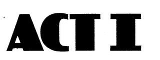 ACT I logo