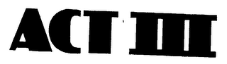 ACT III logo