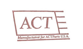 ACT MANUFACTURED FOR ACTPARTS U.S.A. logo