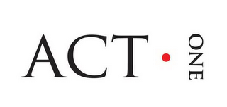 ACT ONE logo