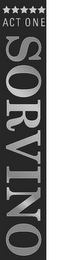 ACT ONE SORVINO logo