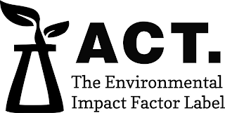 ACT. THE ENVIRONMENTAL IMPACT FACTOR LABEL logo