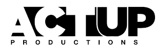 ACT UP PRODUCTIONS logo
