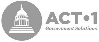 ACT·1 GOVERNMENT SOLUTIONS logo