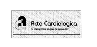 ACTA CARDIOLOGICA AN INTERNATIONAL JOURNAL OF CARDIOLOGY logo