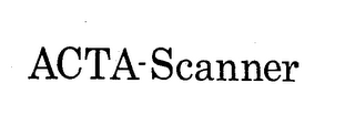 ACTA-SCANNER logo