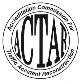 ACTAR ACCREDITATION COMMISSION FOR TRAFFIC ACCIDENT RECONSTRUCTION logo