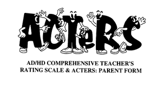 ACTERS AD/HD COMPREHENSIVE TEACHER'S RATING SCALE & ACTERS: PARENT FORM logo