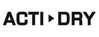 ACTI DRY logo