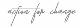 ACTION FOR CHANGE logo