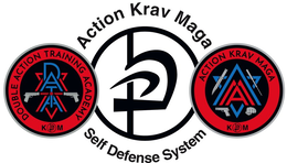 ACTION KRAV MAGA SELF DEFENSE SYSTEM DOUBLE ACTION TRAINING ACADEMY ACTION KRAV MAGA K M logo