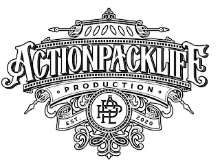 ACTIONPACKLIFE PRODUCTION APLP EST. 2020 logo