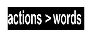 ACTIONS>WORDS logo
