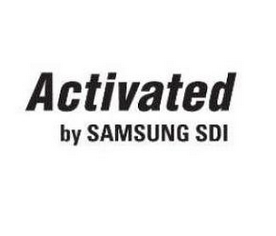 ACTIVATED BY SAMSUNG SDI logo