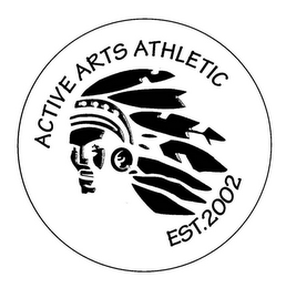 ACTIVE ARTS ATHLETIC EST. 2002 logo