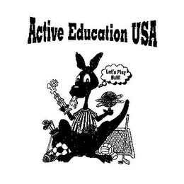 ACTIVE EDUCATION USA #1 LET'S PLAY BALL! logo