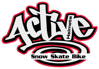 ACTIVE HELMETS, SNOW SKATE BIKE logo