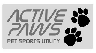 ACTIVE PAWS PET SPORTS UTILITY logo