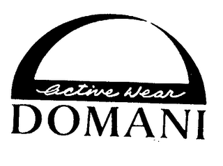 ACTIVE WEAR DOMANI logo