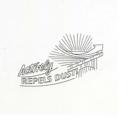 ACTIVELY REPELS DUST! logo