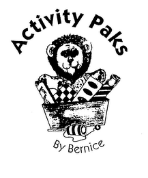 ACTIVITY PAKS BY BERNICE FABULOUS BOXES STUFFED WITH FUN! logo