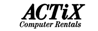 ACTIX COMPUTER RENTALS logo