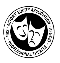 ACTORS' EQUITY ASSOCIATION AFL-CIO PROFESSIONAL THEATRE 1913 logo