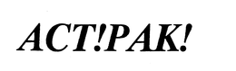 ACT!PAK! logo