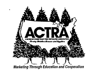 ACTRA AMERICAN CHRISTMAS TREE RETAILERS ASSOCIATION SERVING RETAILERS GROWERS AND SUPPLIERS MARKETING THROUGH EDUCATION AND COOPERATION logo