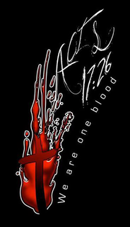 ACTS 17:26 WE ARE ONE BLOOD logo