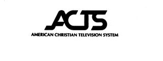 ACTS AMERICAN CHRISTIAN TELEVISION SYSTEM logo