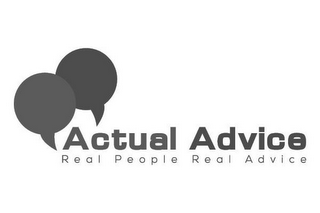 ACTUAL ADVICE REAL PEOPLE REAL ADVICE logo