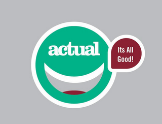 ACTUAL IT'S ALL GOOD! logo