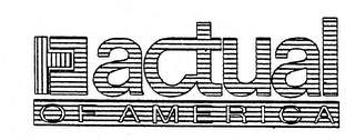 ACTUAL OF AMERICA logo