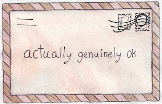ACTUALLY GENUINELY OK logo