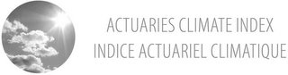 ACTUARIES CLIMATE INDEX INDICE ACTUARIEL CLIMATIQUE logo